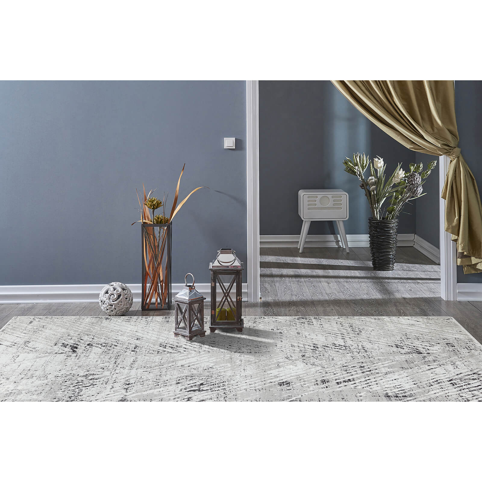 Concept Looms Bazaro BAZ01 Natural Grey Rug