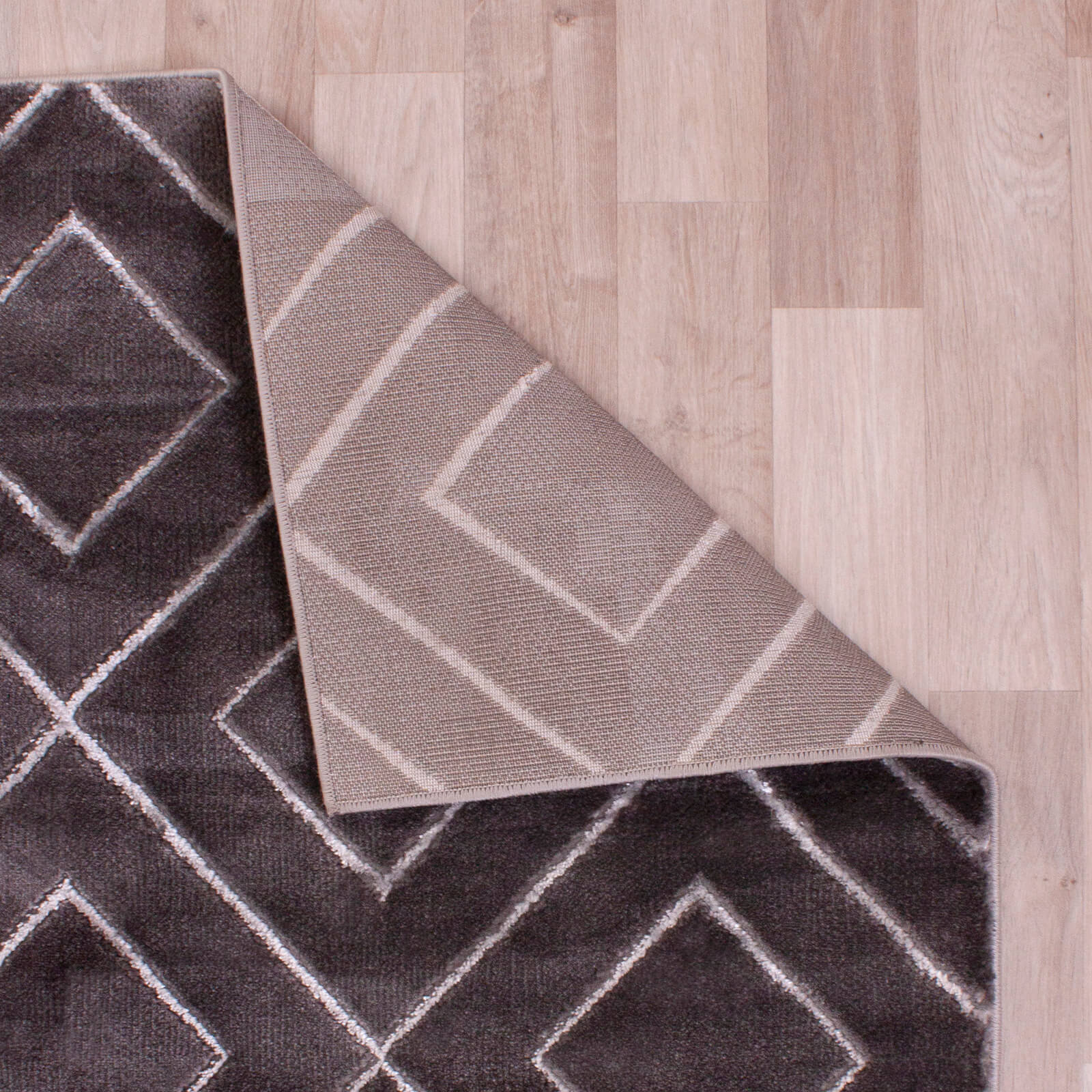 Handmade Carpets Bianco 196QA Dark Grey Rug