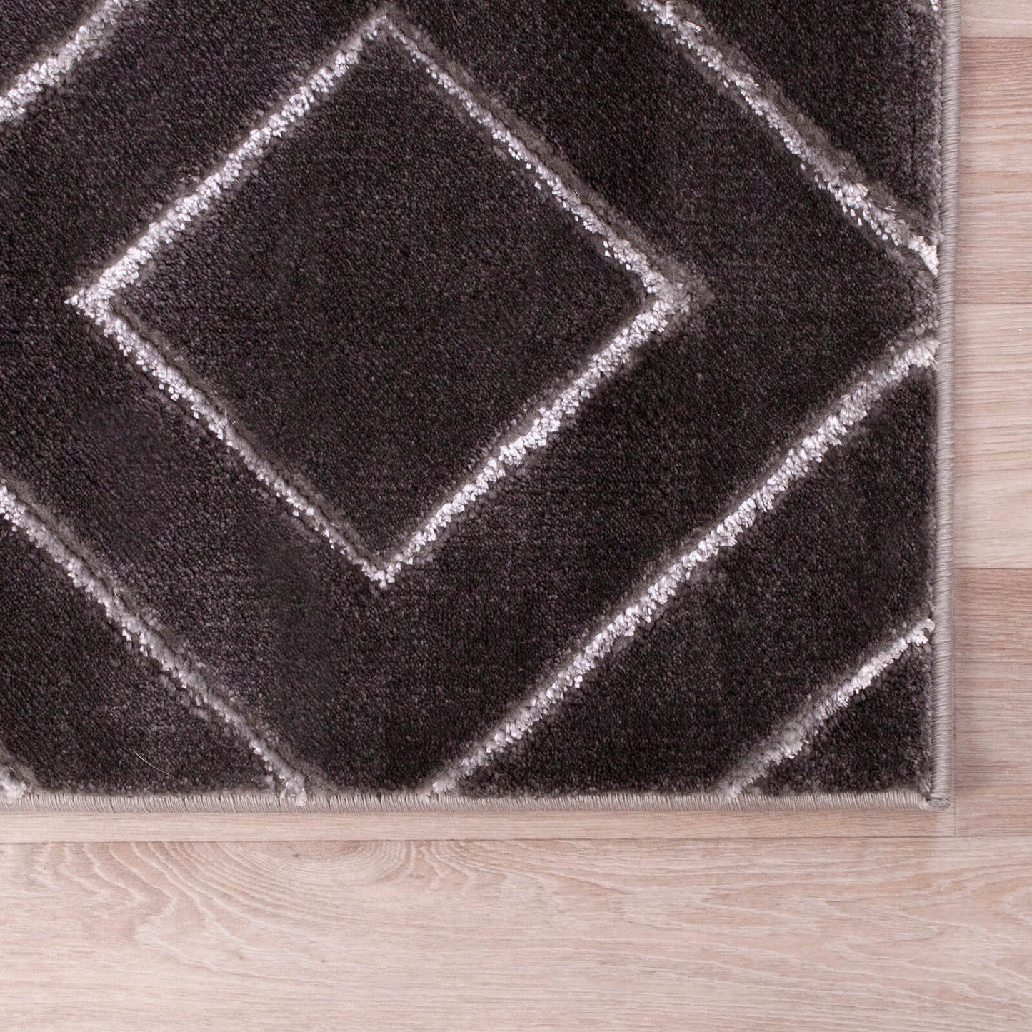 Handmade Carpets Bianco 196QA Dark Grey Rug