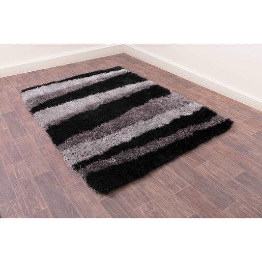 Ultimate Home Living Boston Lightning Grey Rug