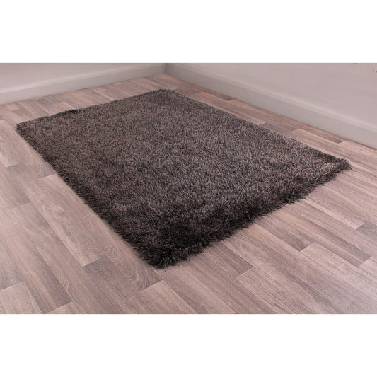 Ultimate Home Living Boston Plain Charcoal Rug