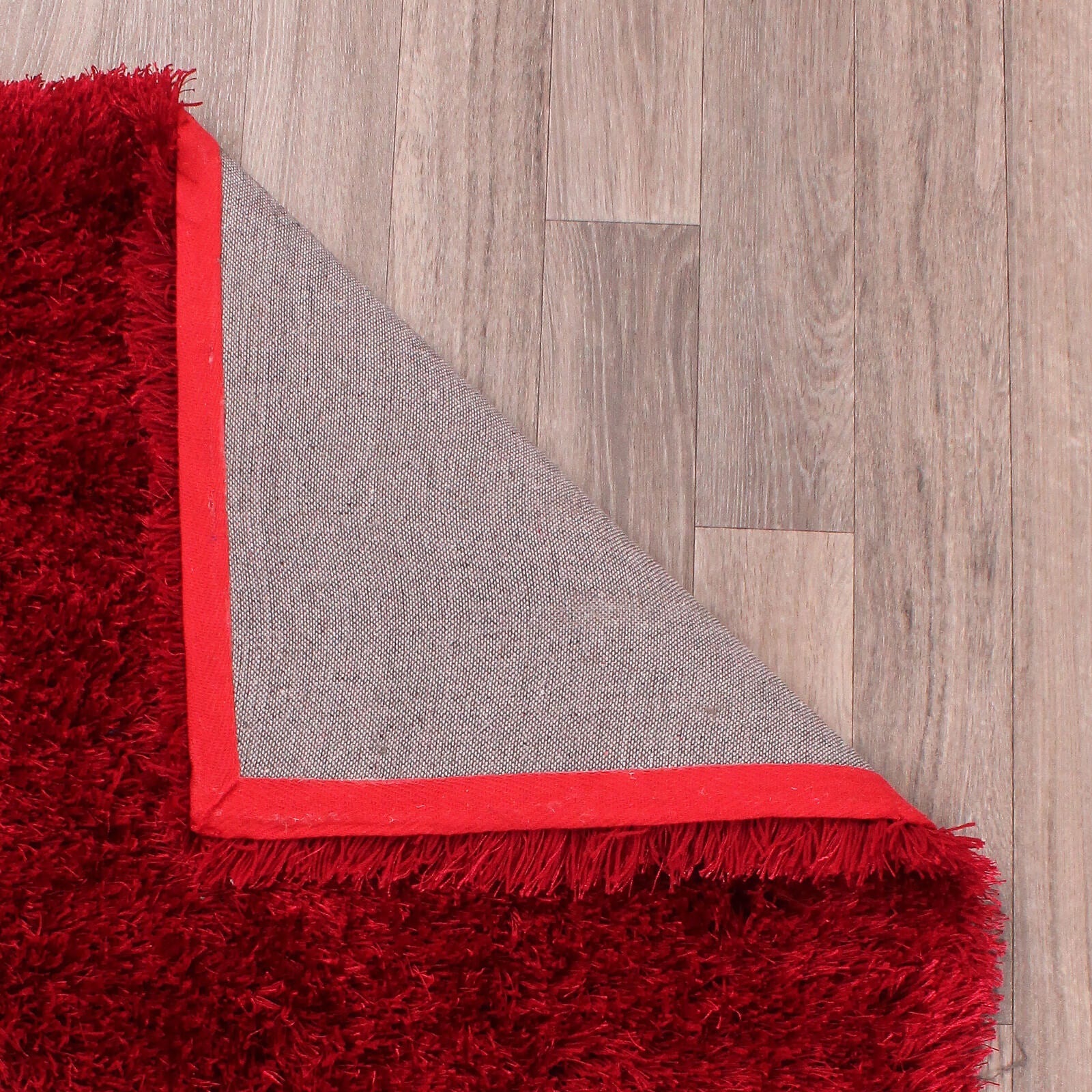 Ultimate Home Living Boston Plain Red Rug