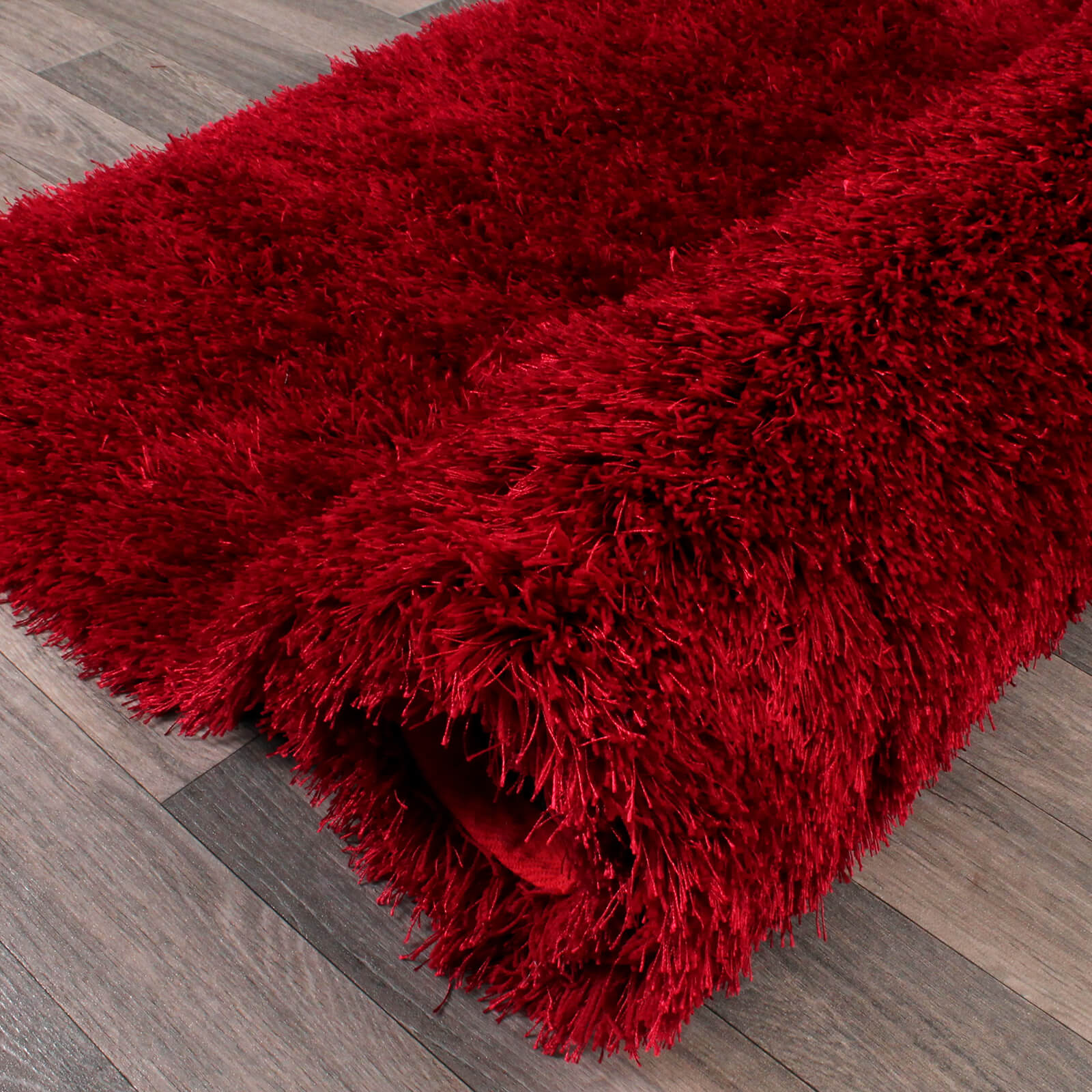 Ultimate Home Living Boston Plain Red Rug