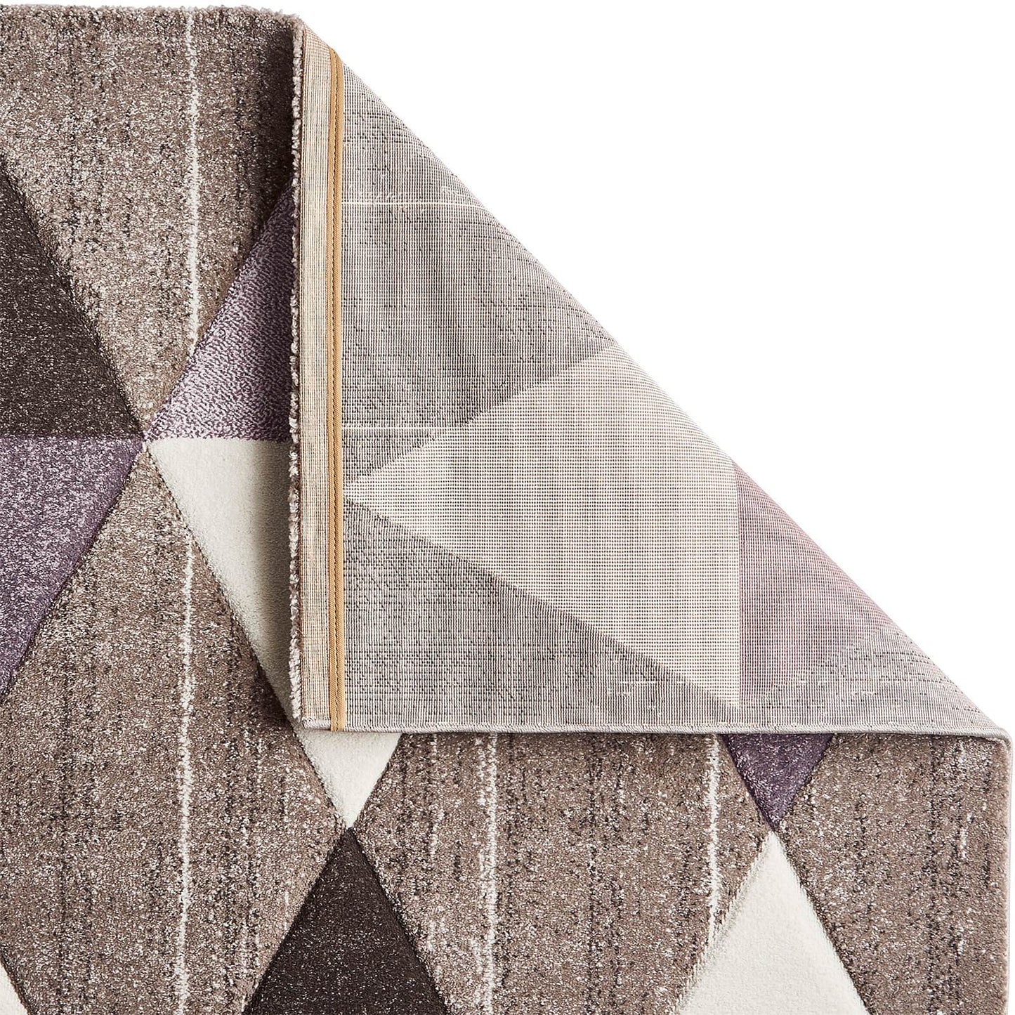 Think Rugs Brooklyn 21896 Beige / Purple Rug