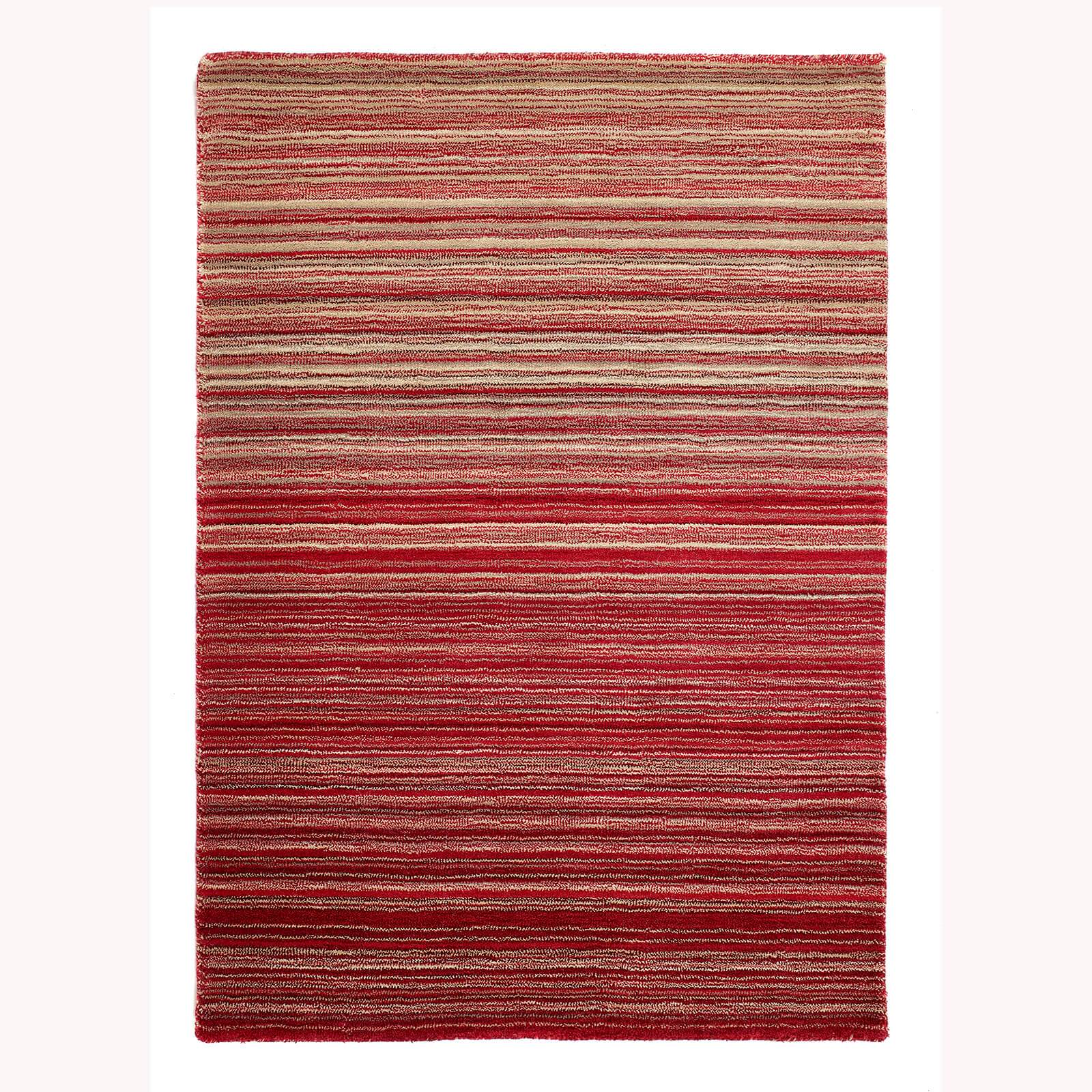 Origins Fine Stripes Red Rug