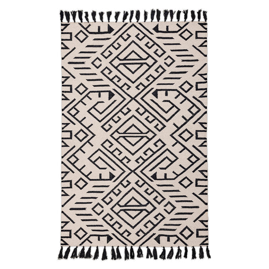 Concept Looms Jazmin JZM06 Black White Rug