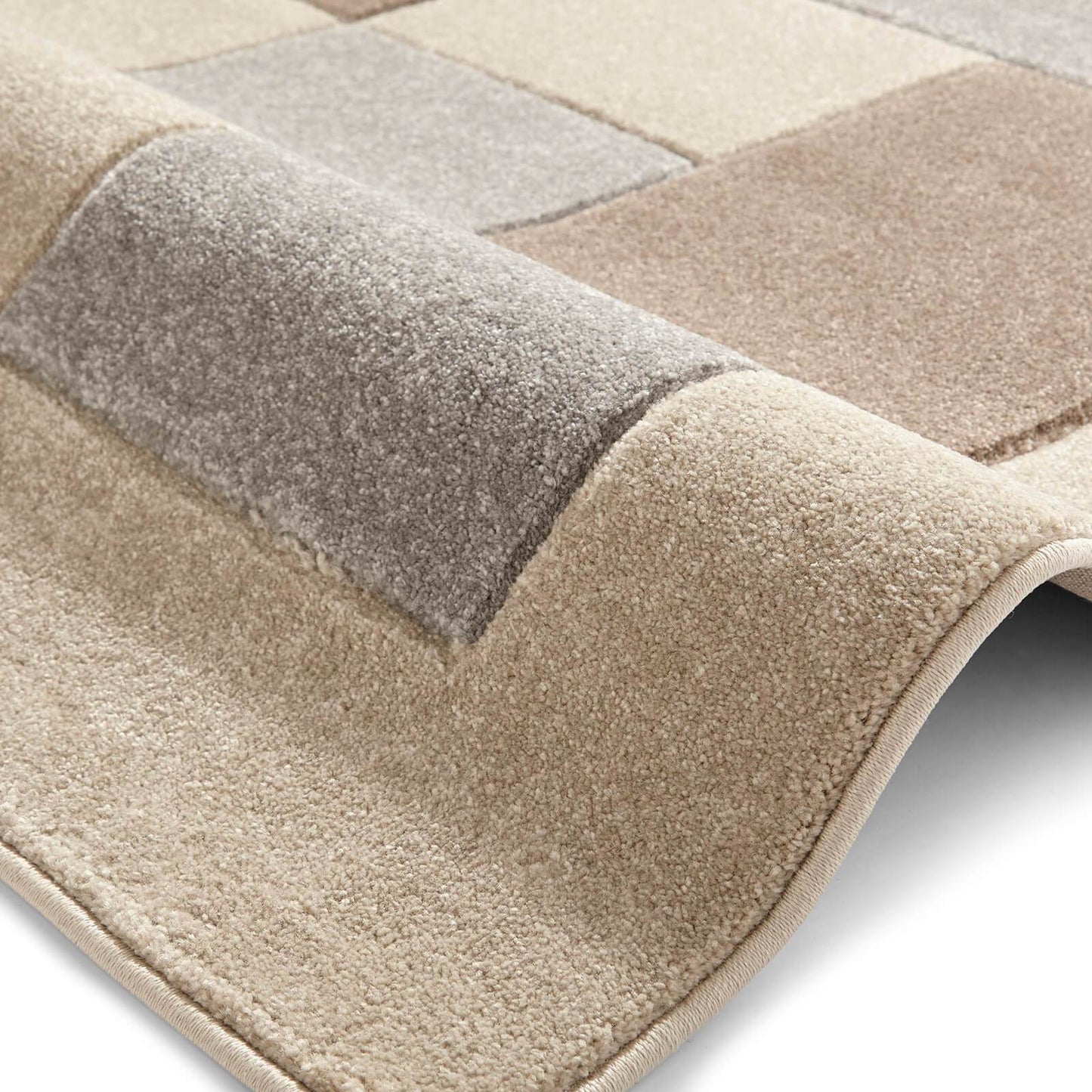 Think Rugs Matrix MT04 Beige / Grey Rug