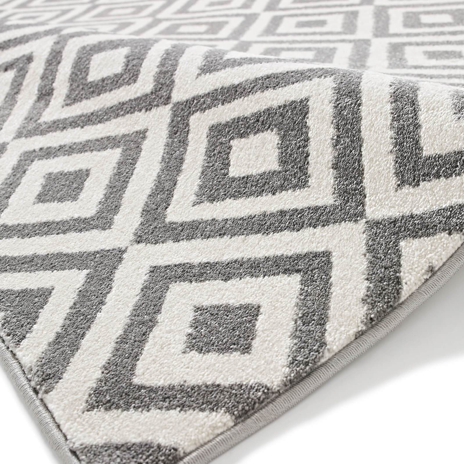 Think Rugs Matrix MT 89 Grey / White Rug