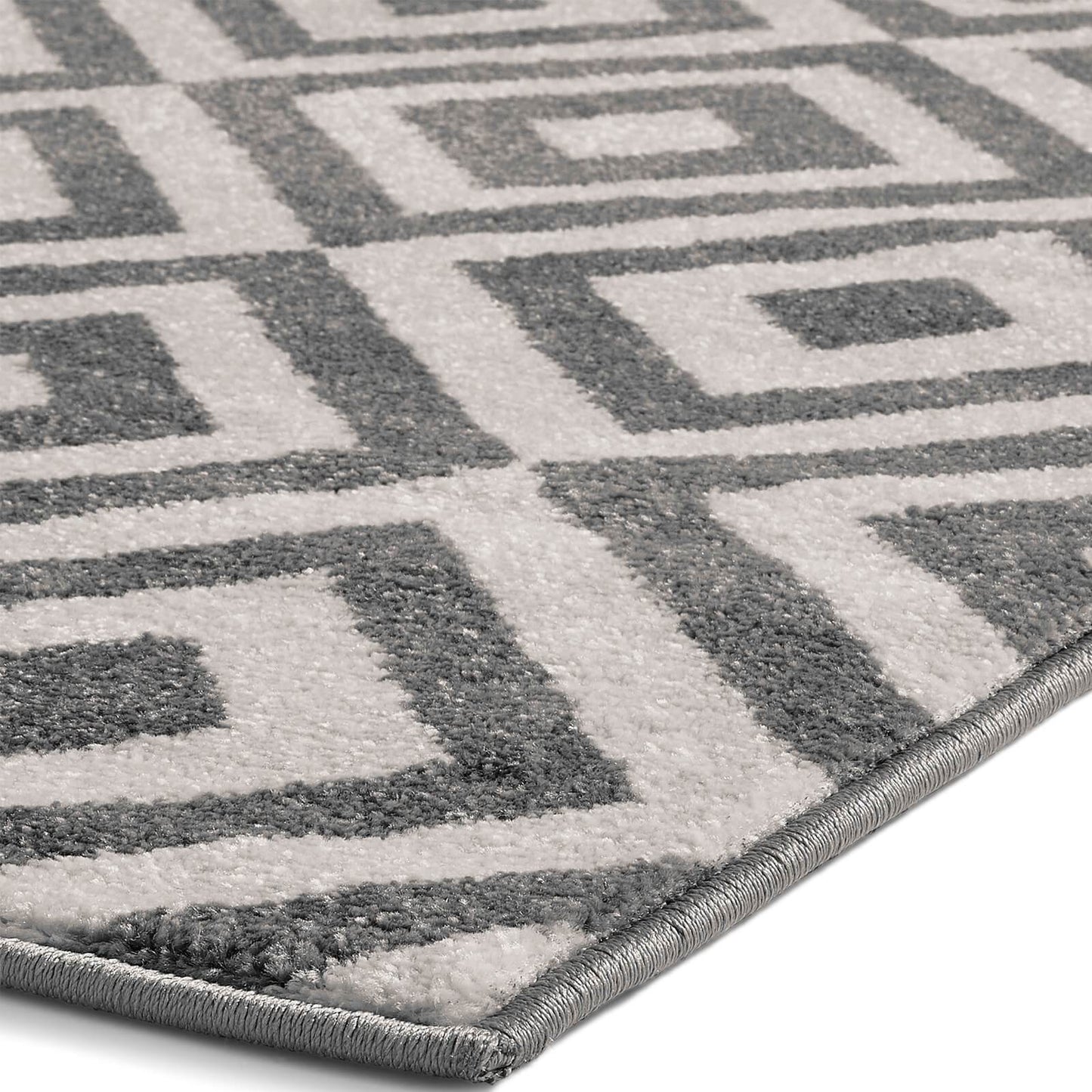 Think Rugs Matrix MT 89 Grey / White Rug