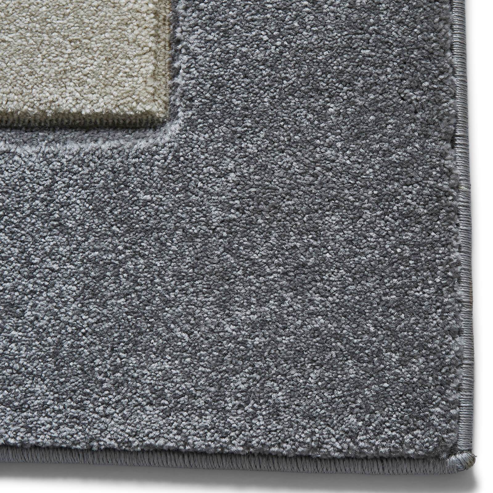 Think Rugs Matrix MT04 Grey / Blue Rug