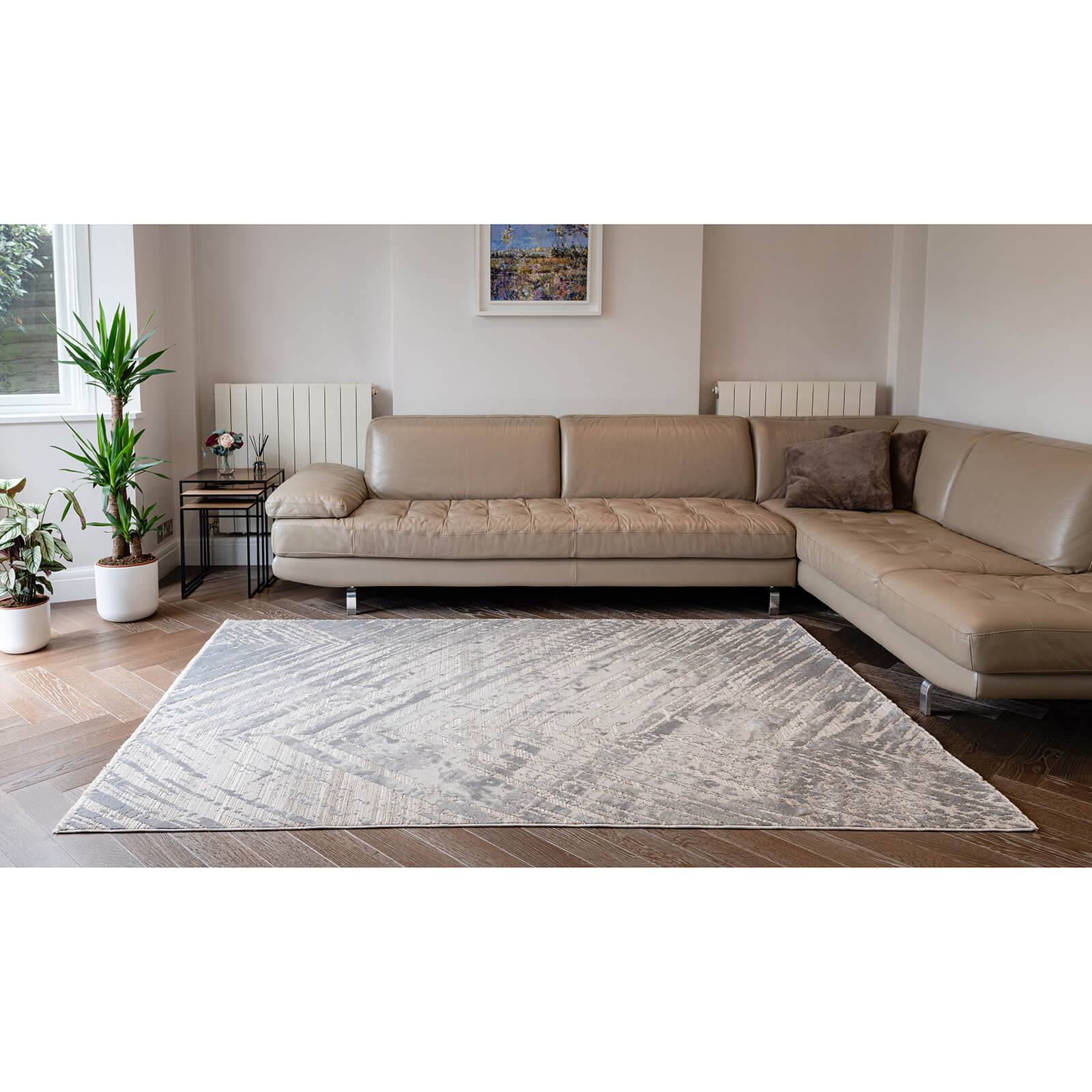 Concept Looms Onyx ONX05 Silver Blue Rug