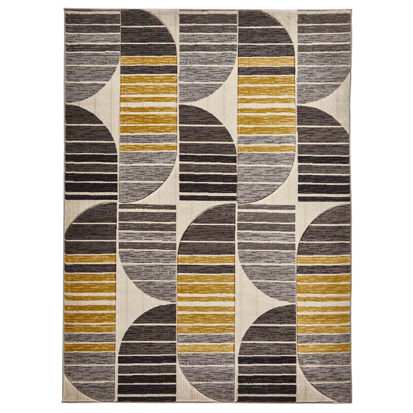 Think Rugs Pembroke HB33 Beige / Yellow Rug