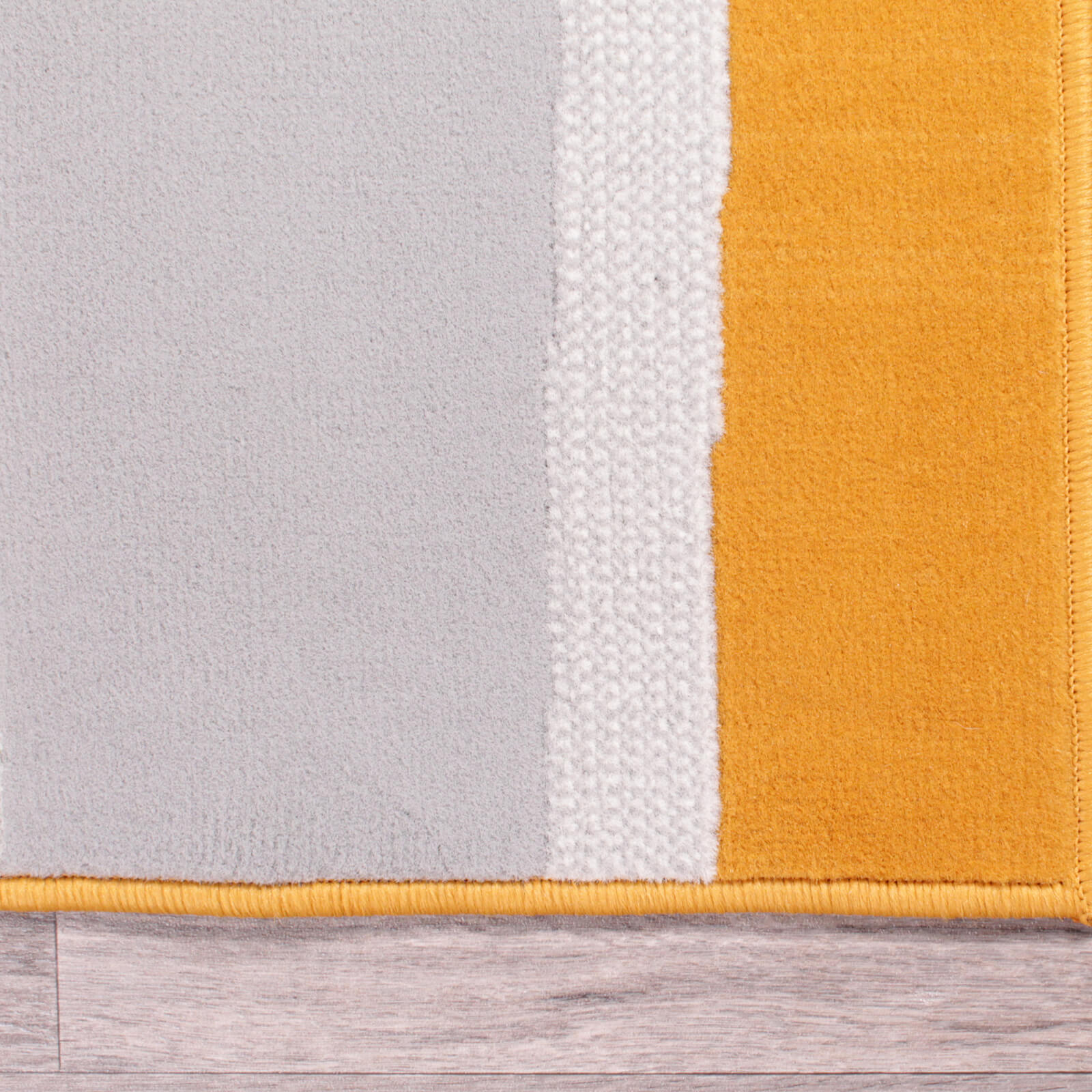 Rugstyle Modern Poly Nova Stripe Ochre Rug