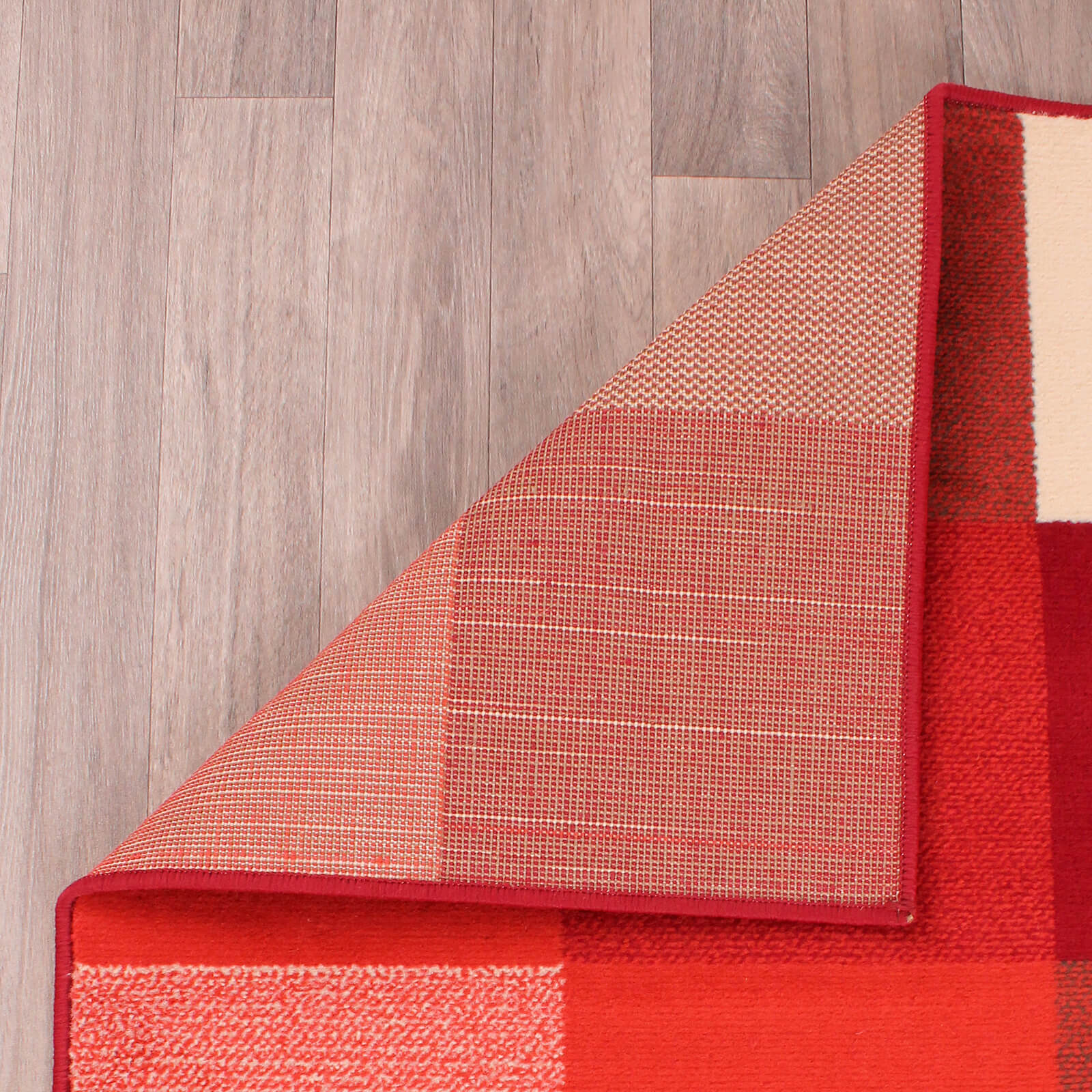 Rugstyle Modern Poly Pixels Red Rug