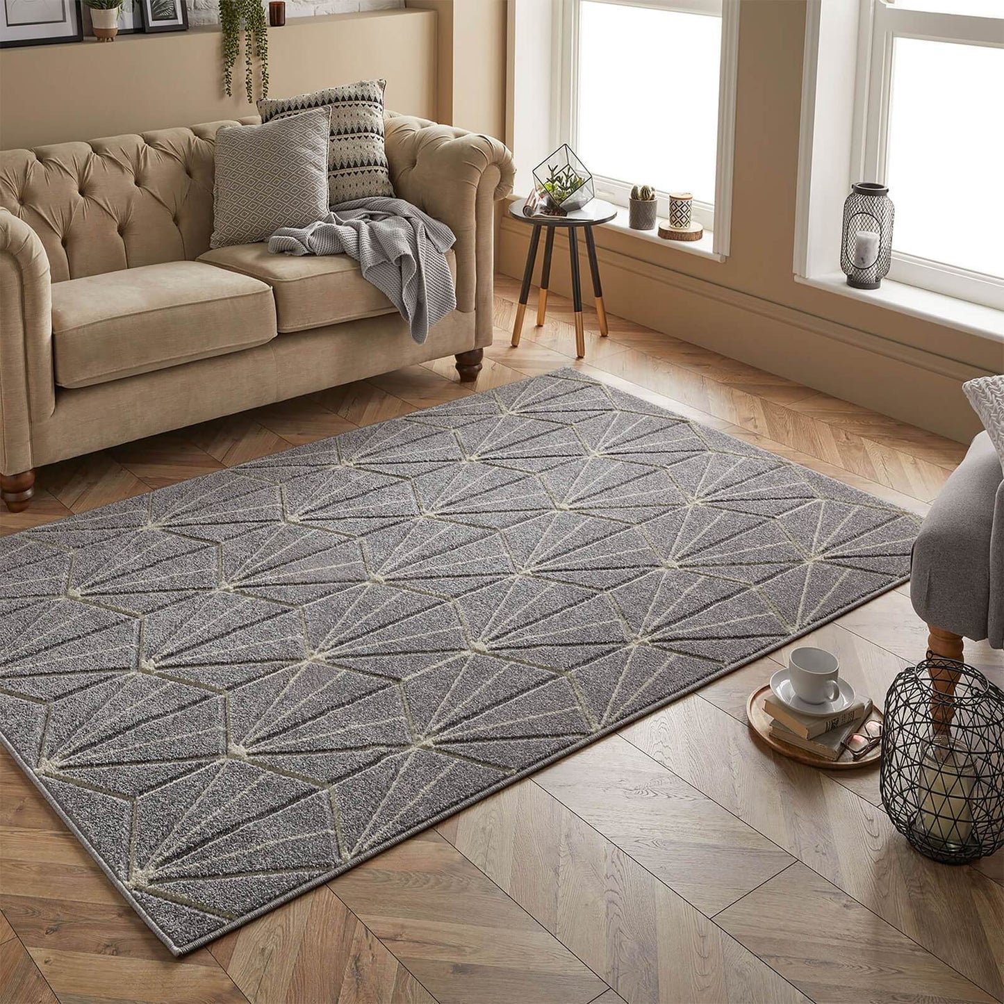 Oriental Weavers Portland 750 N Grey / Cream Rug