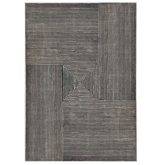 Origins Pyramid Charcoalcm Rug