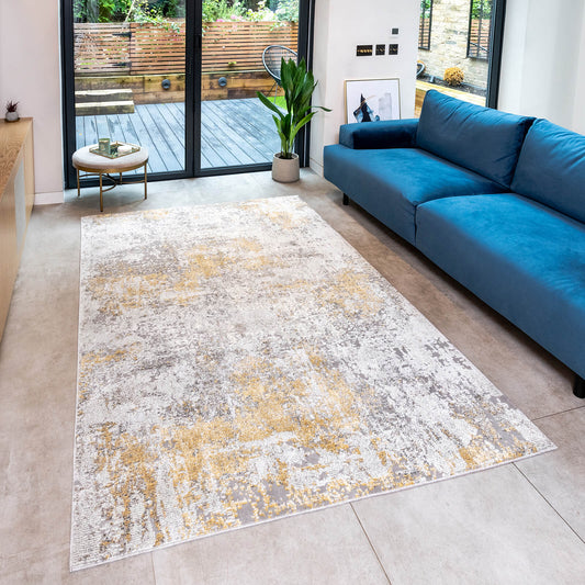 Concept Looms Rossa ROS03 Silver Gold Rug