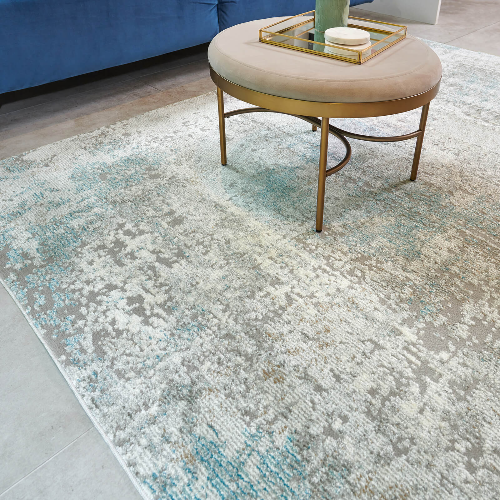 Concept Looms Rossa ROS03 Teal Rug