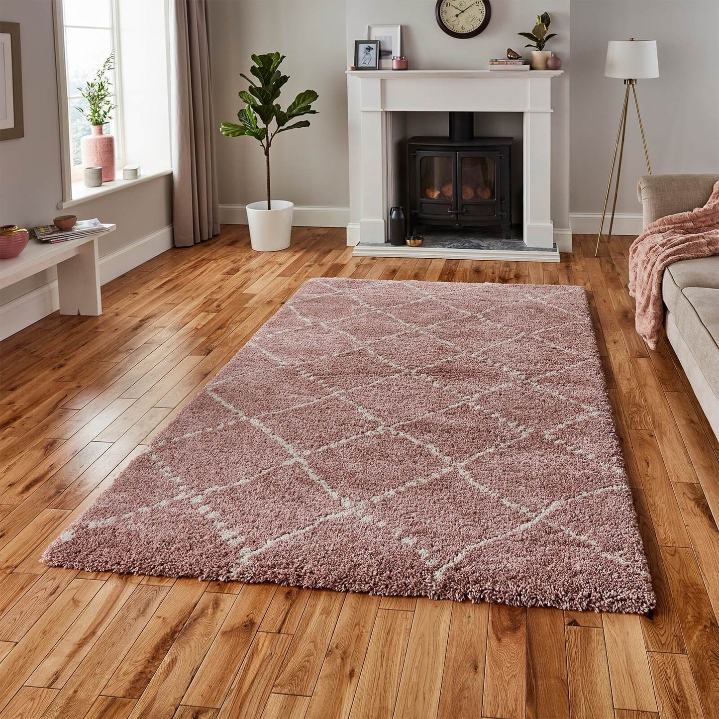 Think Rugs Royal Nomadic 5413 Rose Rug