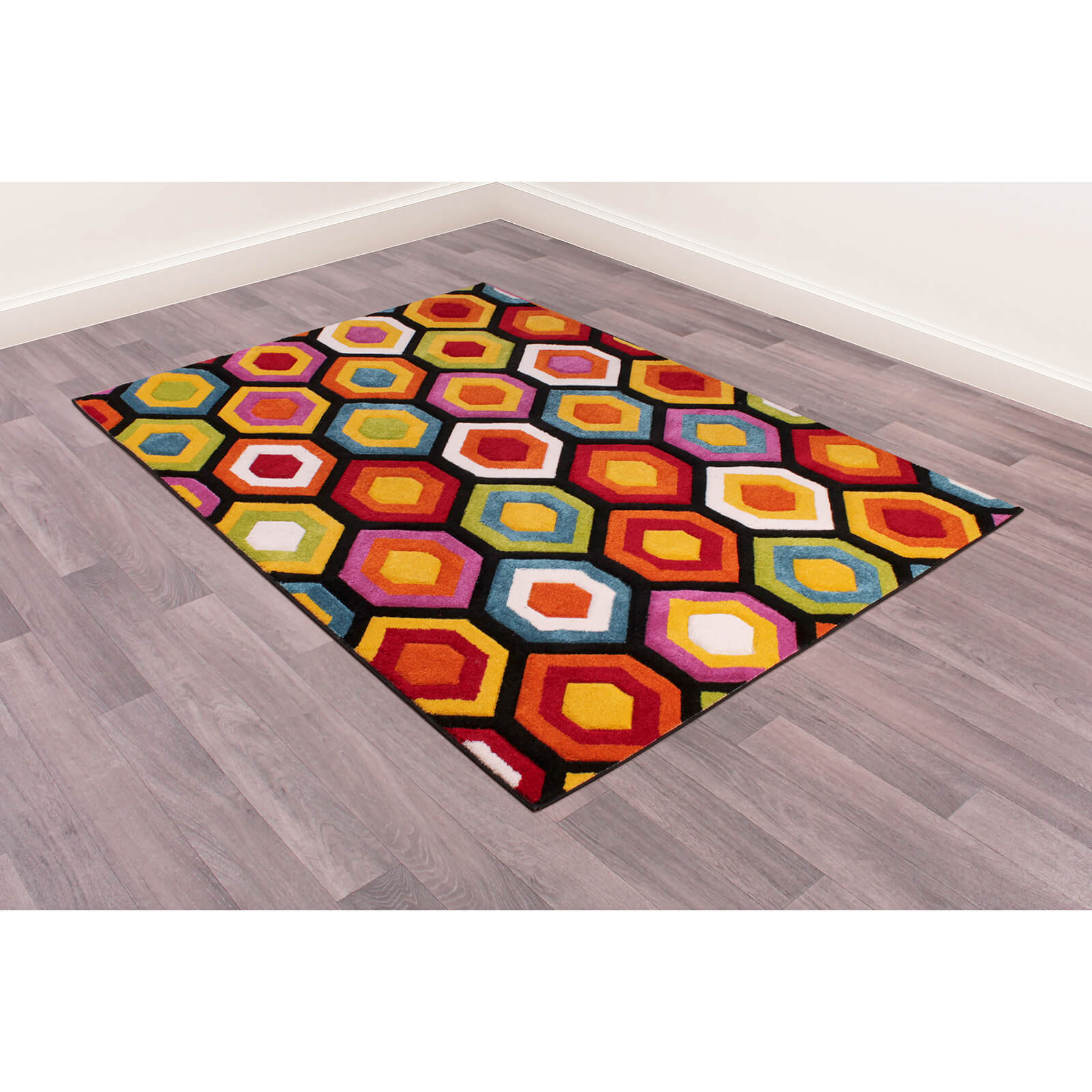 Ultimate Home Living Spectra Carved Marco Multi Rug