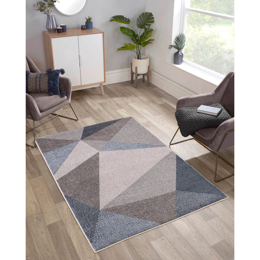 Ultimate Home Living Spirit Kite Navy Rug