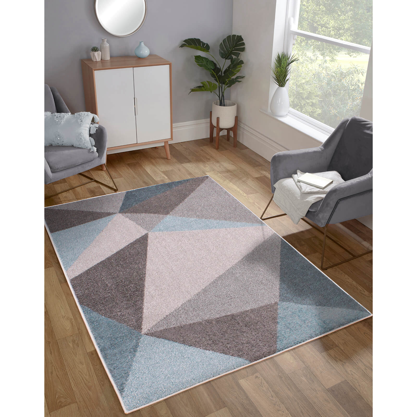 Ultimate Home Living Spirit Kite Teal Rug