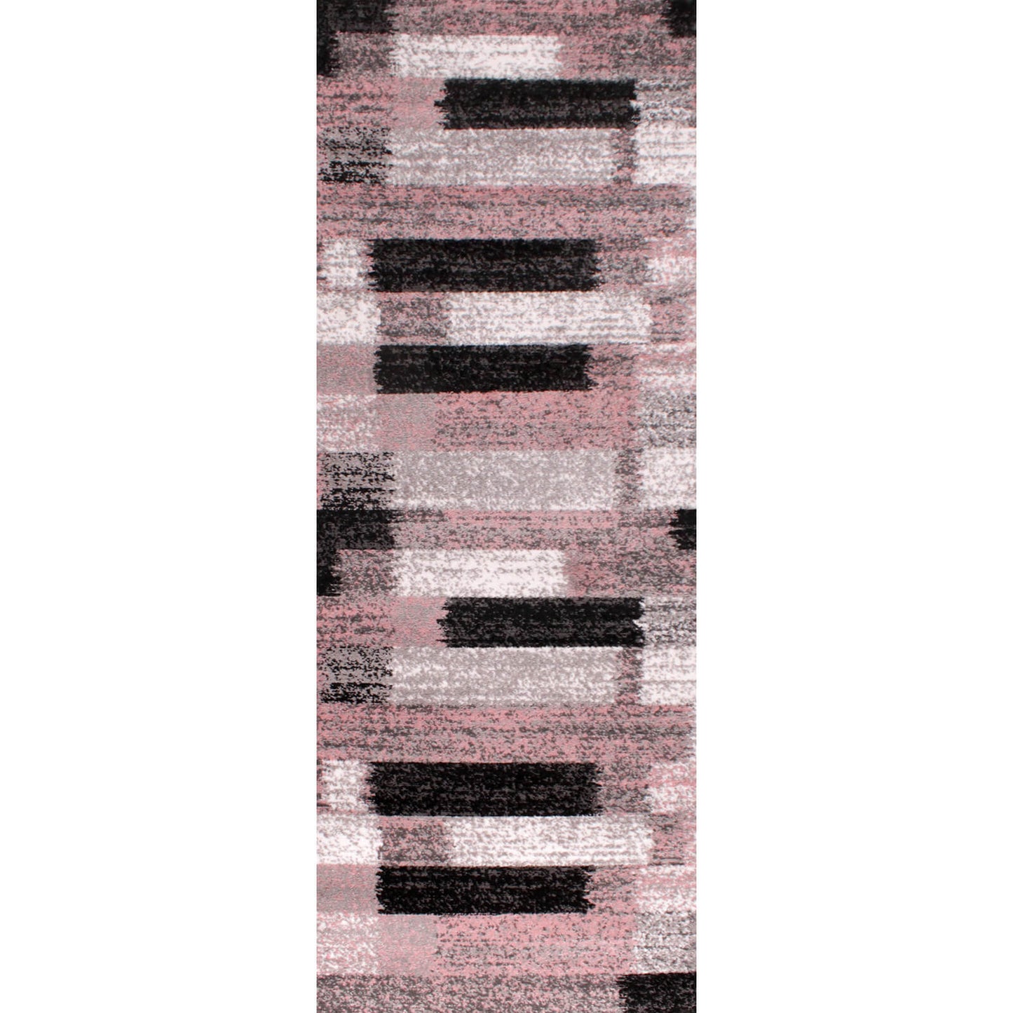 Spirit Mosaic Geometry Pattern Pink Modern Rugs