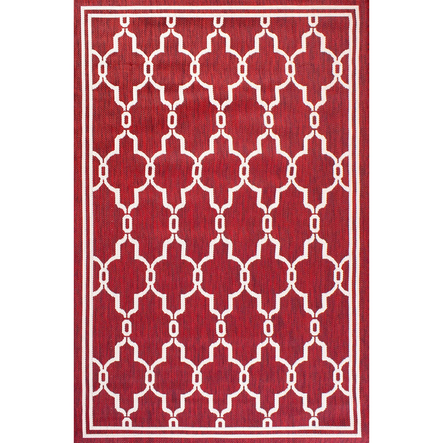 Rug Style Terrace Spanish Tile Bordeaux Rug