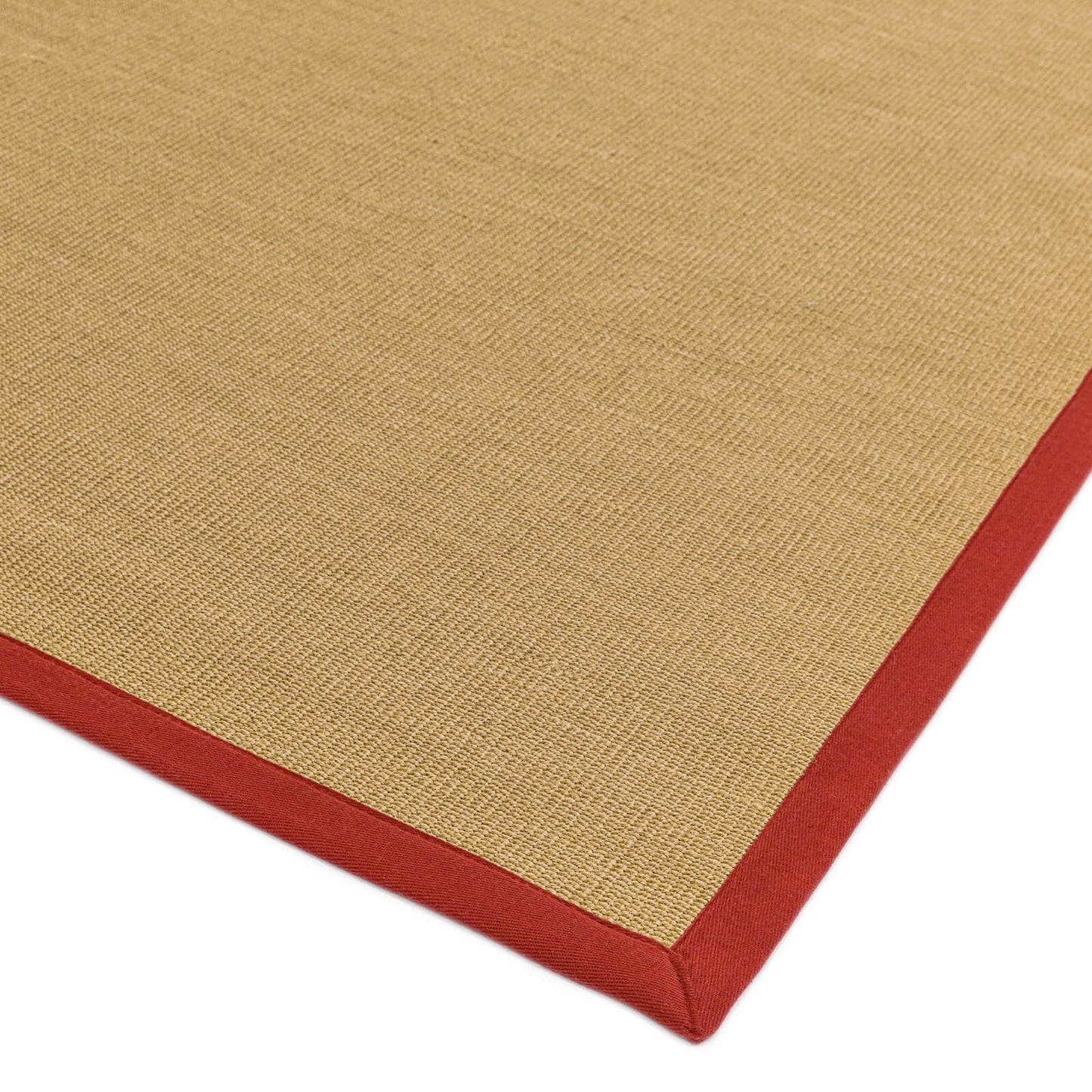 Asiatic Sisal Linen / Red Rug