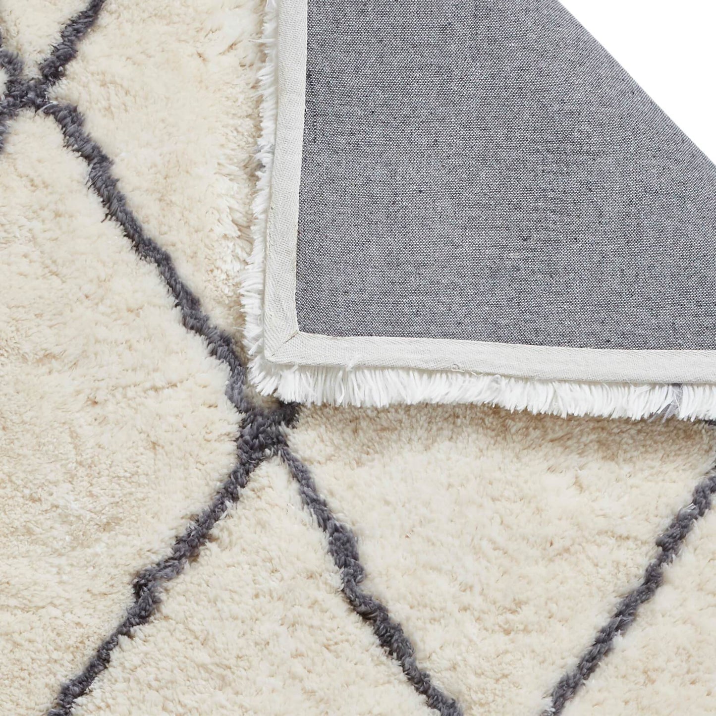 Think Rugs Morocco 2491 Ivory / Grey Rug