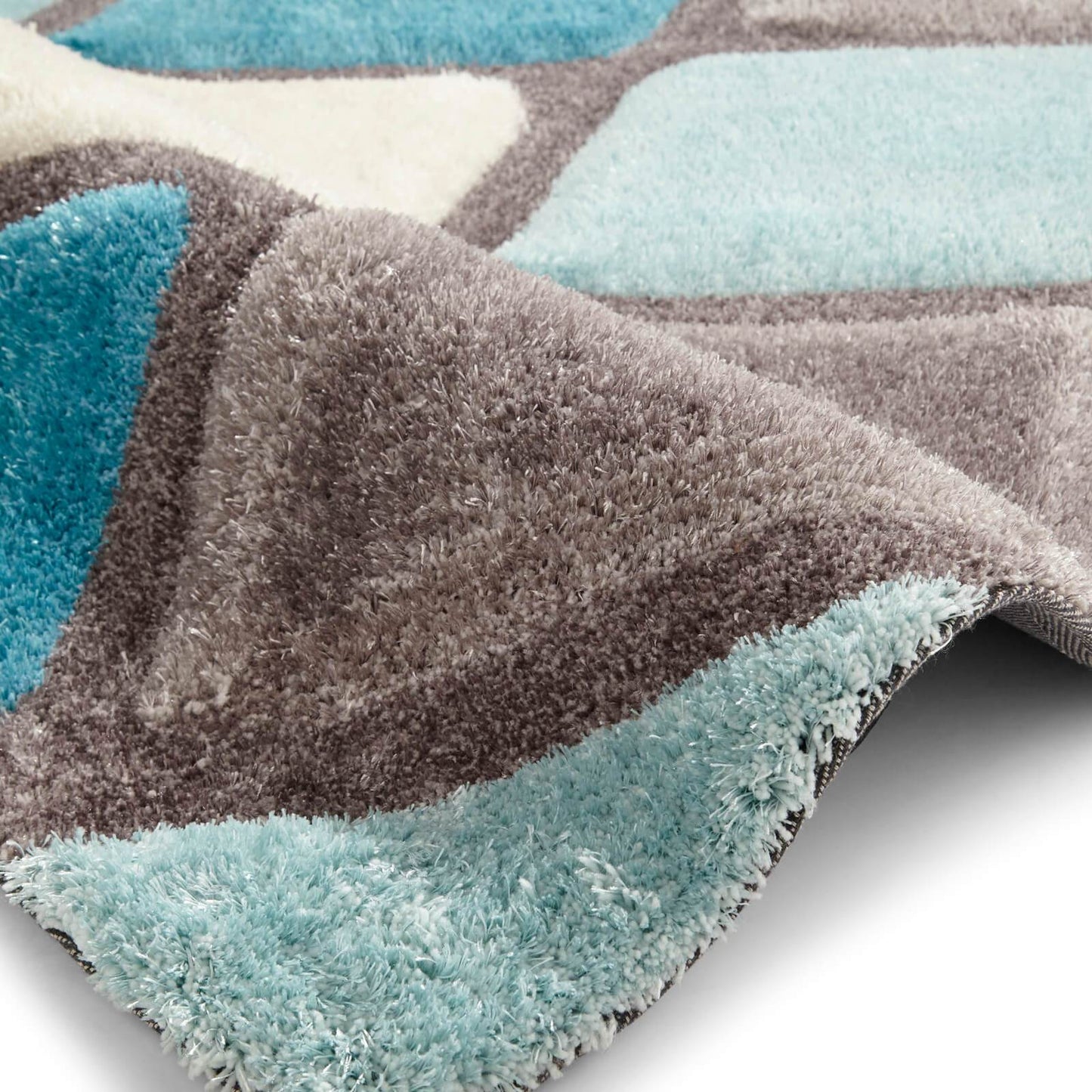 Think Rugs Noble House 9247 Grey / Blue Rug