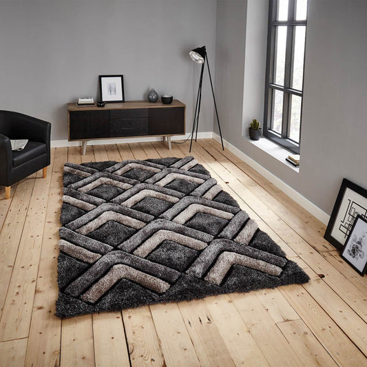 Think Rugs Noble House NH8199 Grey Rug