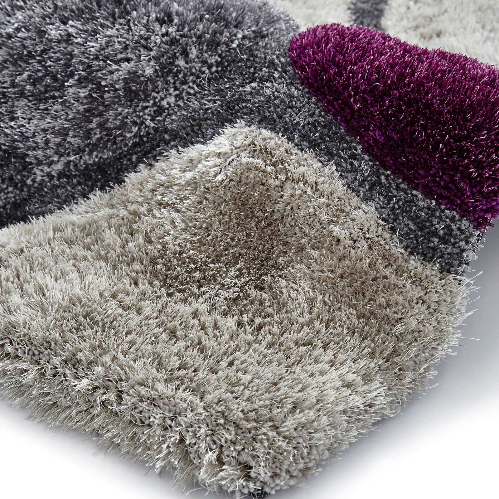 Think Rugs Noble House NH5858 Grey / Purple Rug