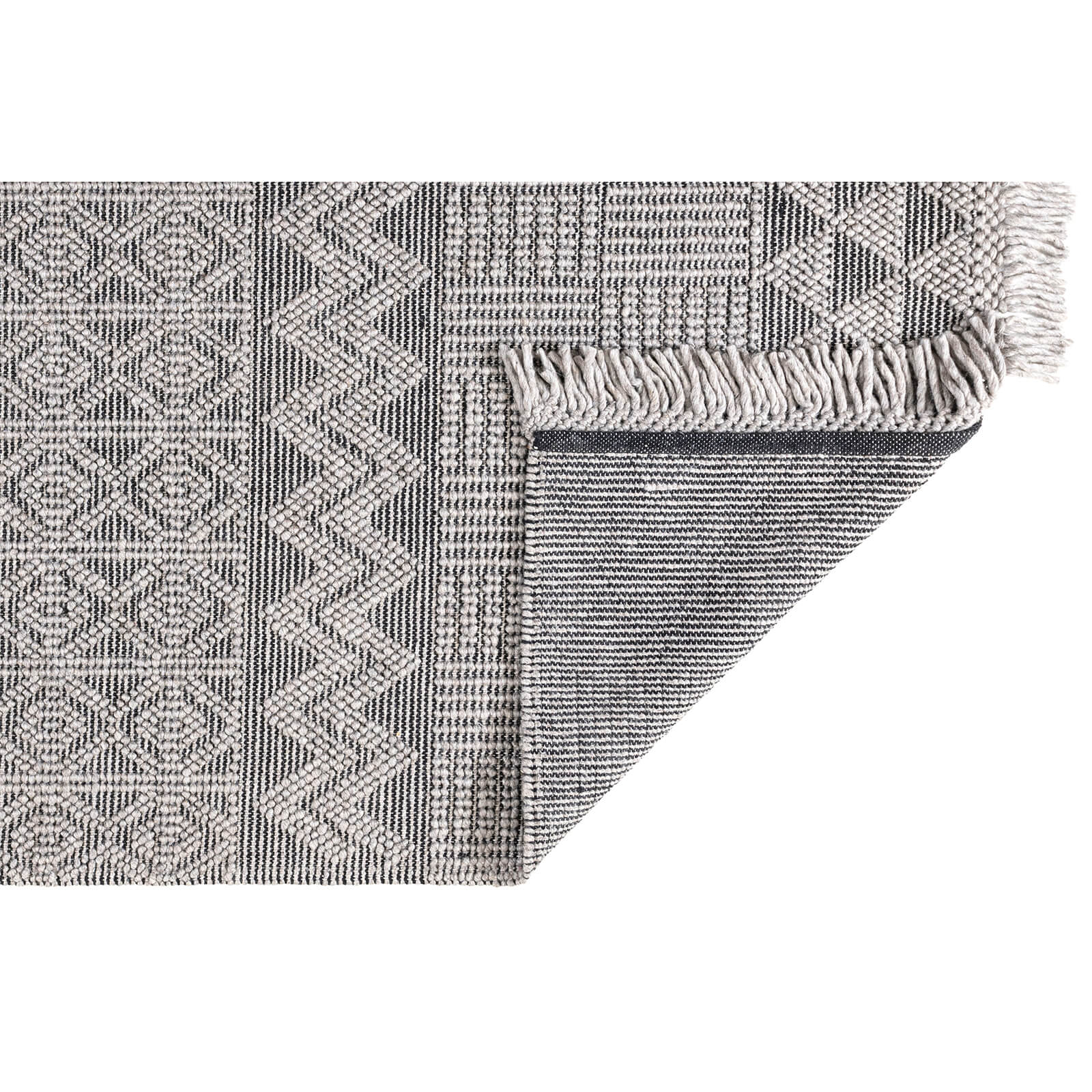 Concept Looms Anya ANYA01 Grey Black Rug