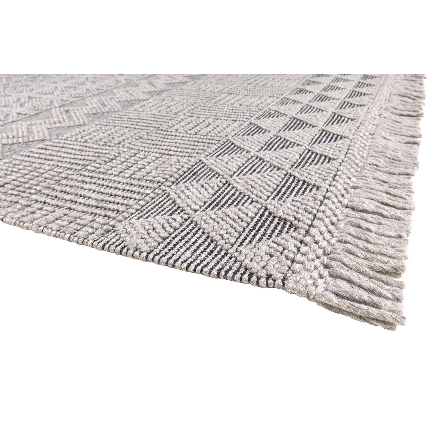 Concept Looms Anya ANYA01 Grey Black Rug