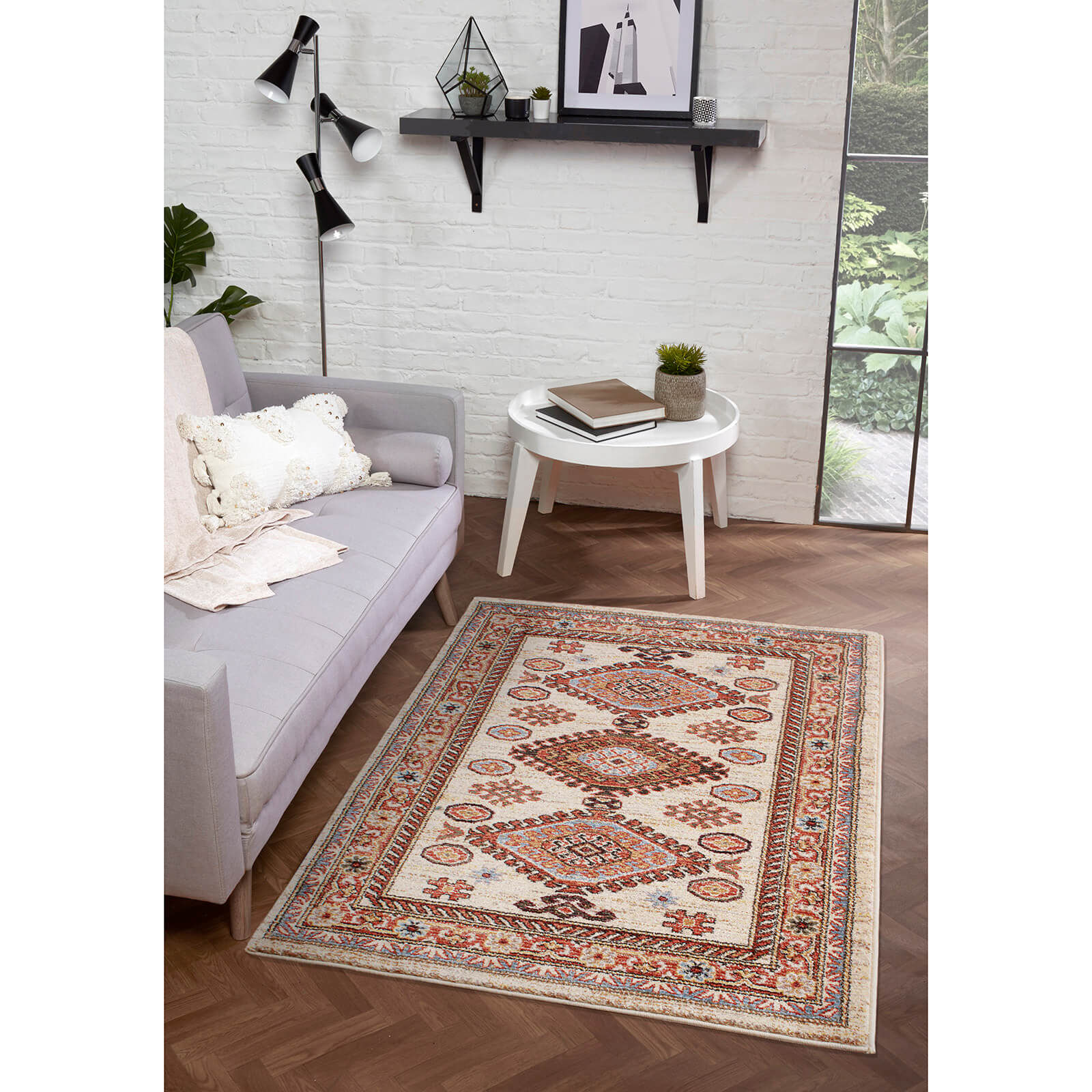 Handmade Carpets Cashmere 5567 Cream Rug