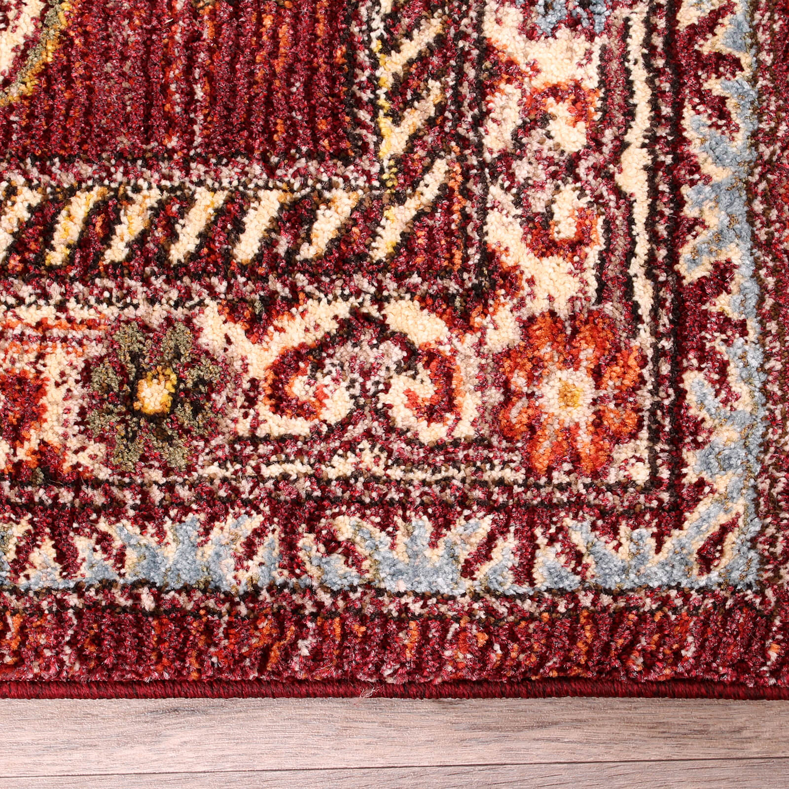 Handmade Carpets Cashmere 5567 Red Rug