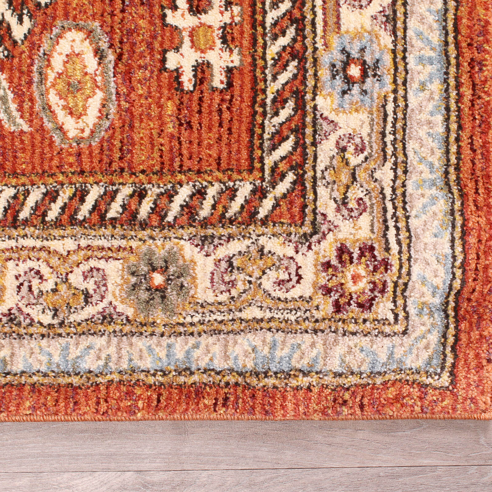 Handmade Carpets Cashmere 5567 Terracotta Rug