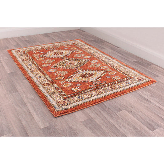 Handmade Carpets Cashmere 5567 Terracotta Rug