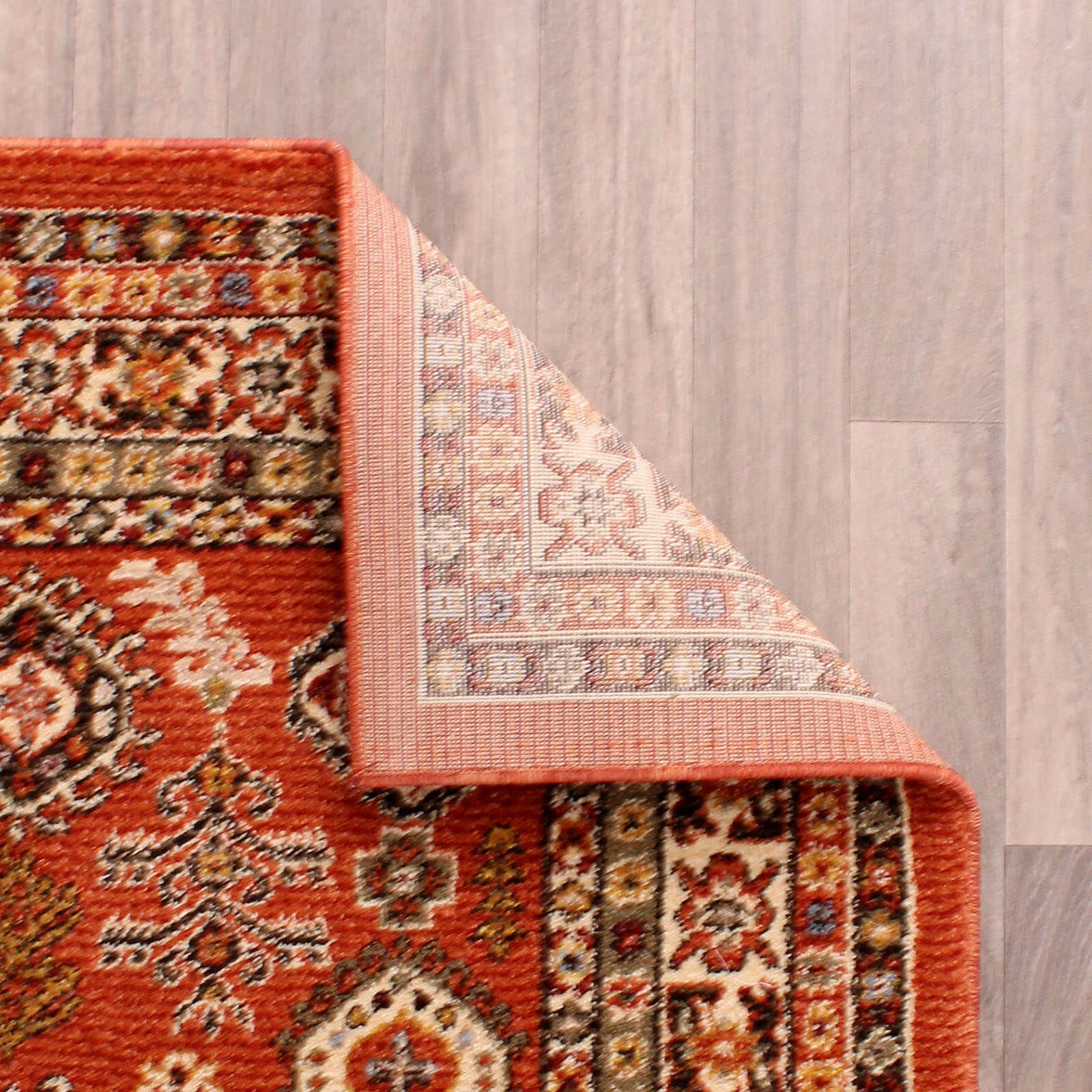 Handmade Carpets Cashmere 5568 Terracotta Rug