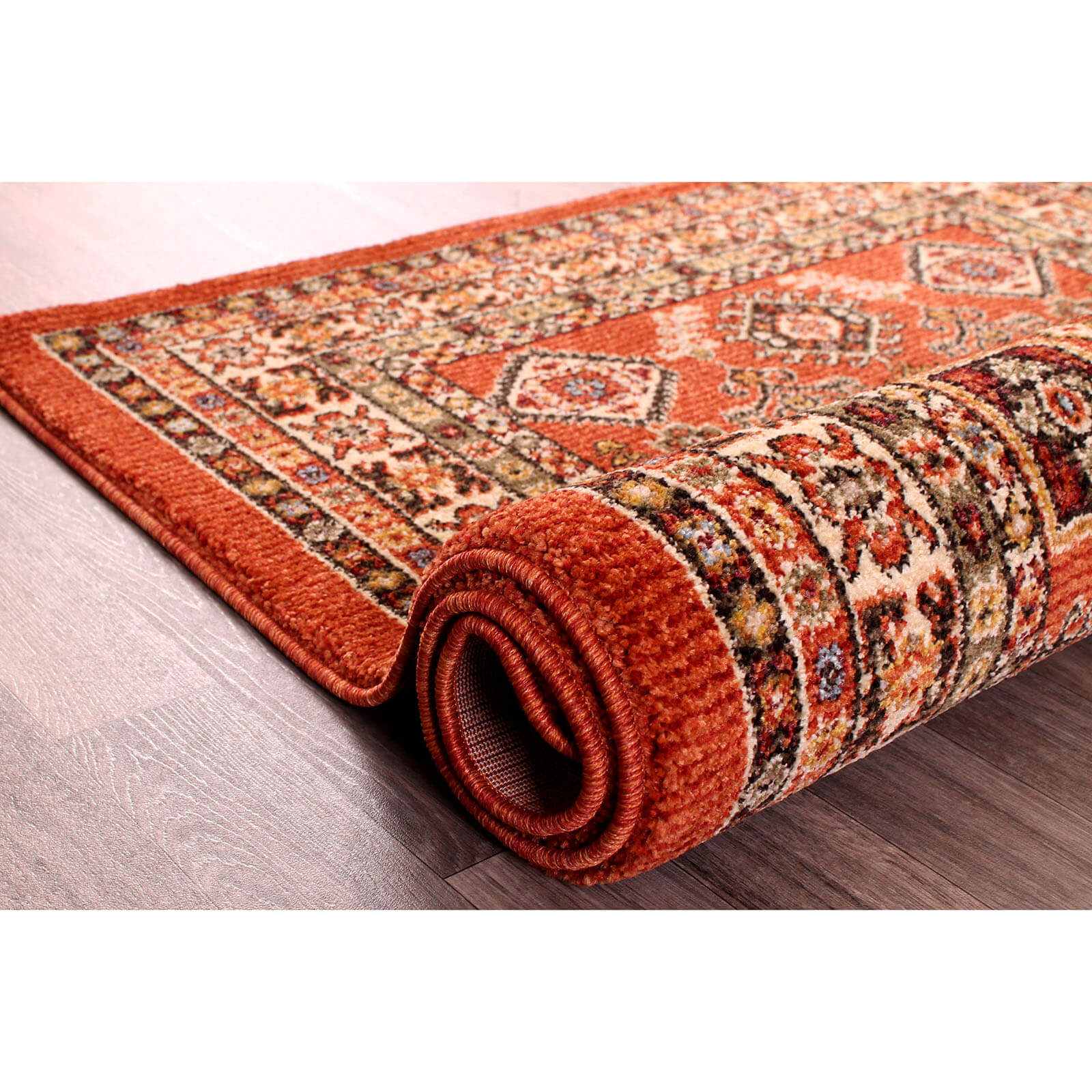 Handmade Carpets Cashmere 5568 Terracotta Rug