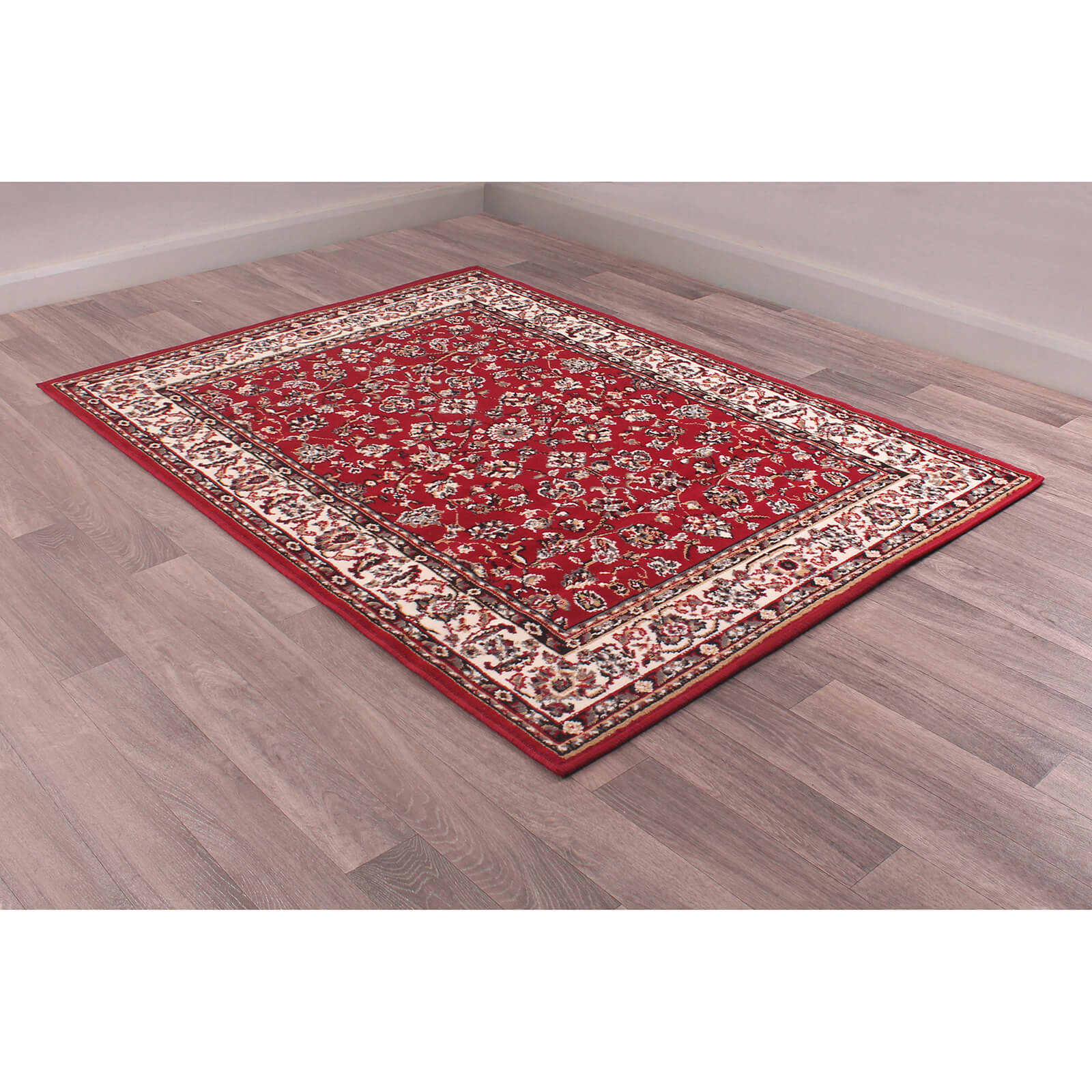 Rug Style Traditional Poly Coronation Red Rug