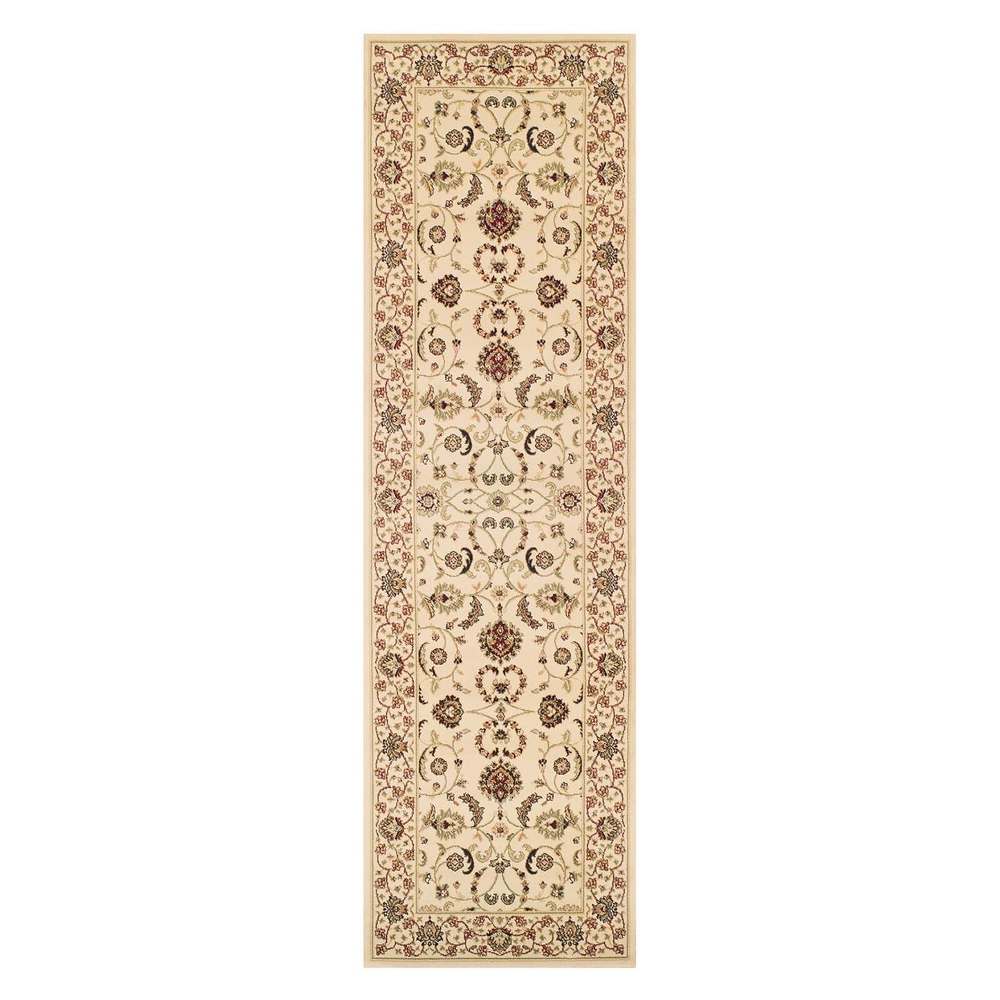 Kendra 137 W White and Cream Traditional Rugs
