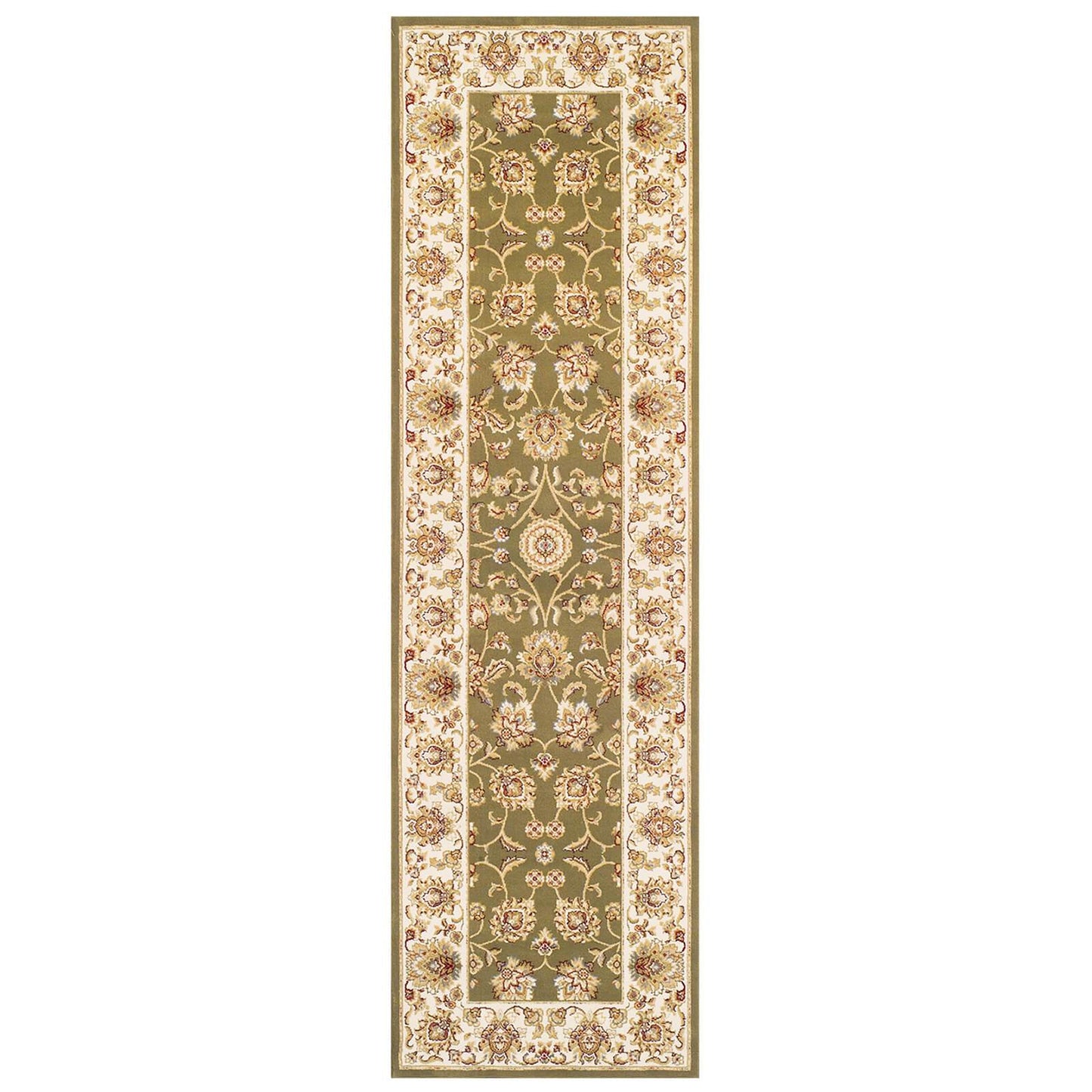 Kendra 3330 G Green Traditional Rugs