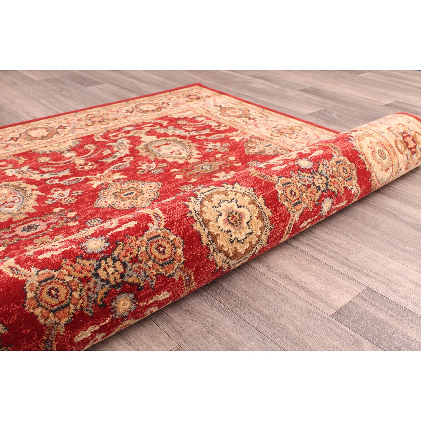 Handmade Carpets Keshan Supreme Herati Red Rug