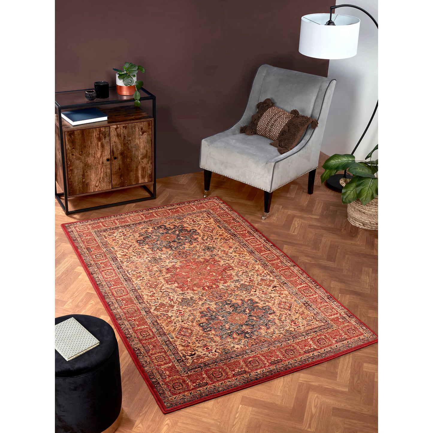 Handmade Carpets Keshan Supreme Kazak Red Rug