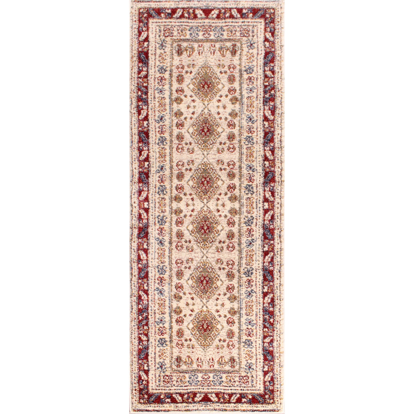 Orient 2520 White and Cream Traditional Rugs