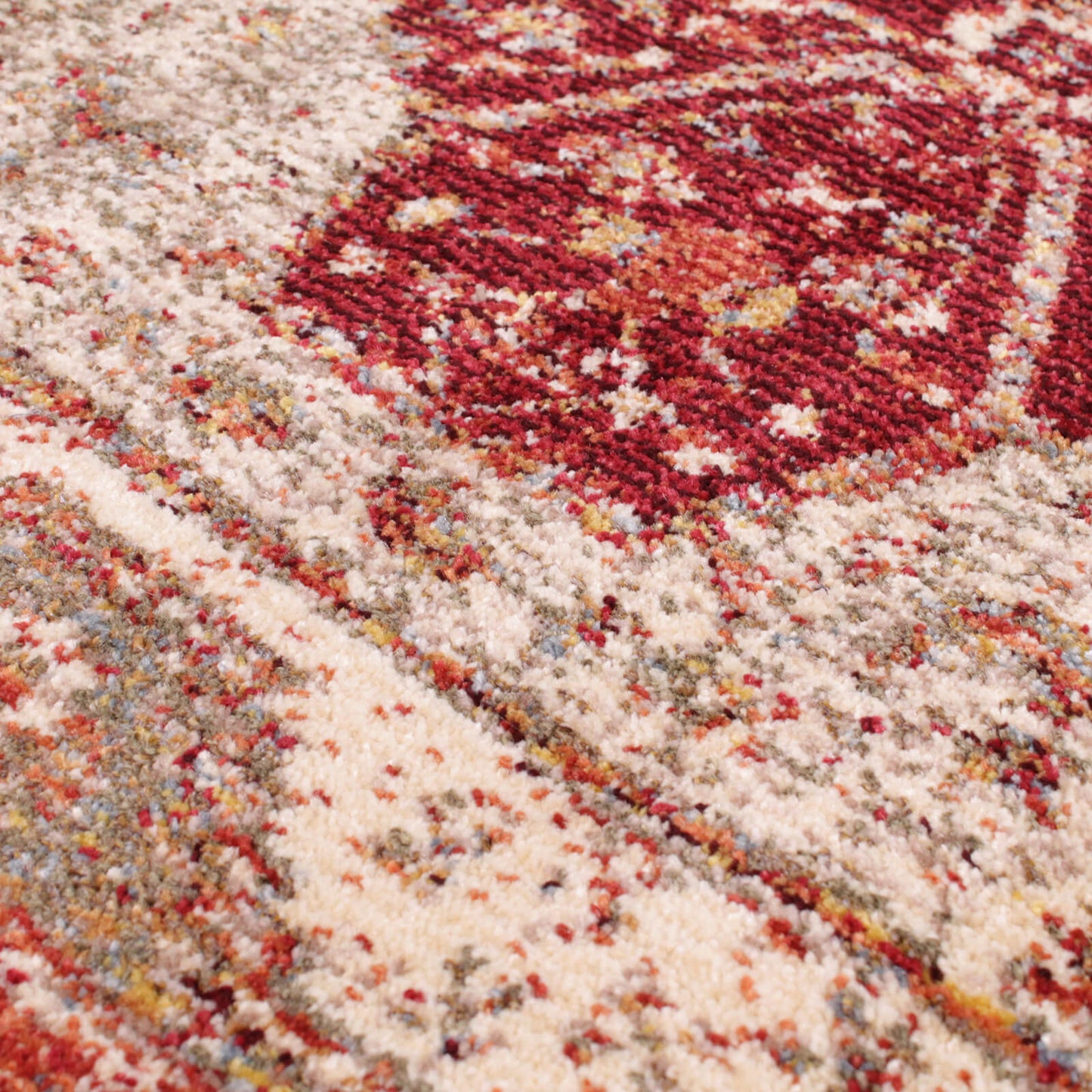 Ultimate Home Living Orient 2529 Cream Red Rug