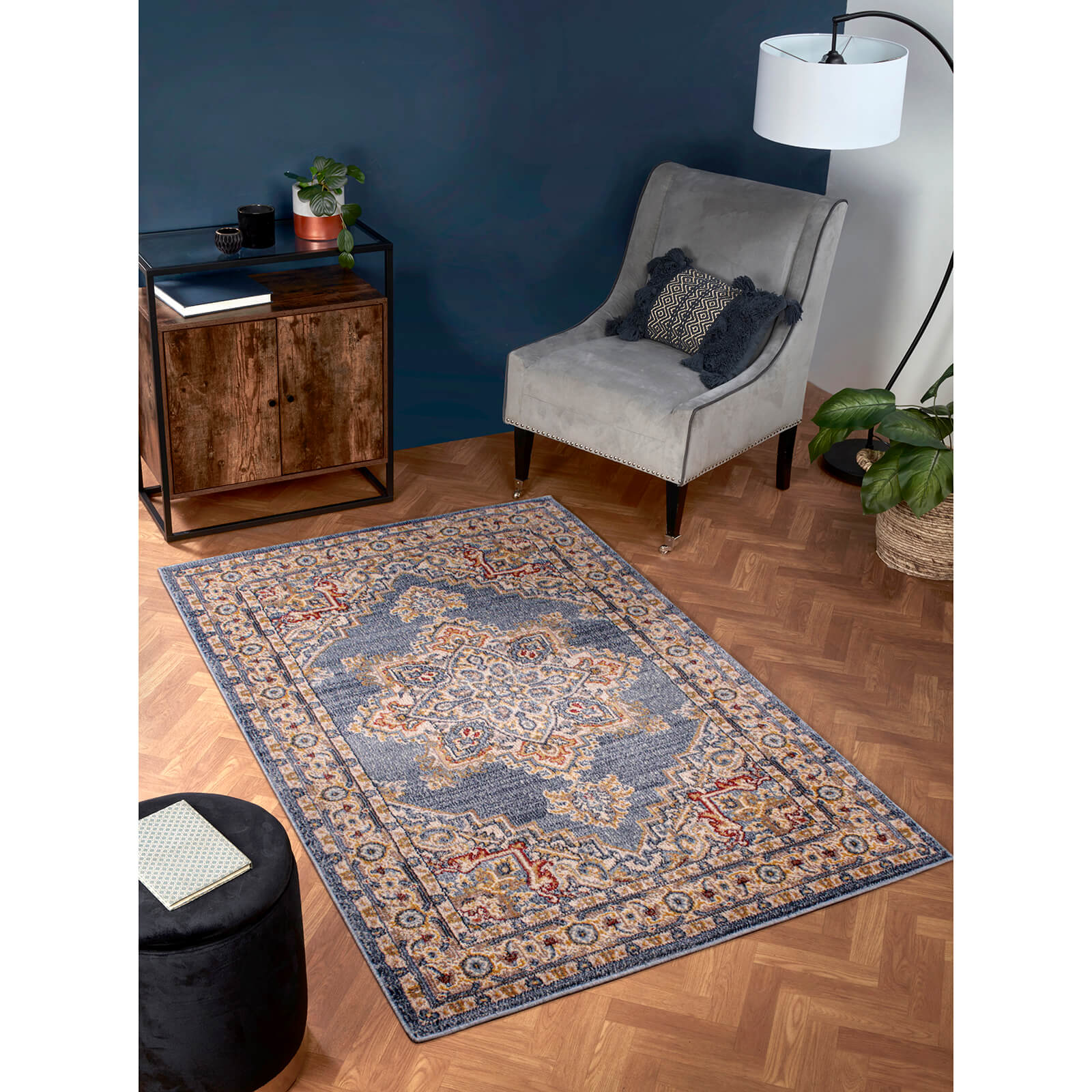 Ultimate Home Living Orient 8917 Navy Rug
