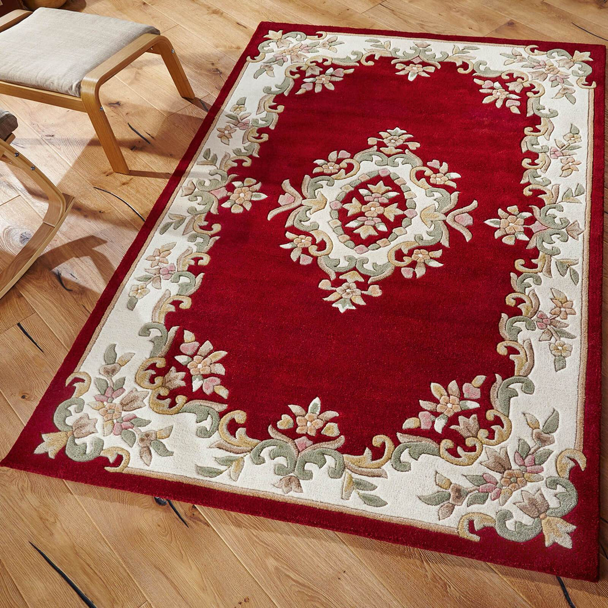 Red Rug Traditional Design Royal Red Traditional Rugs – e-Rugs.co.uk